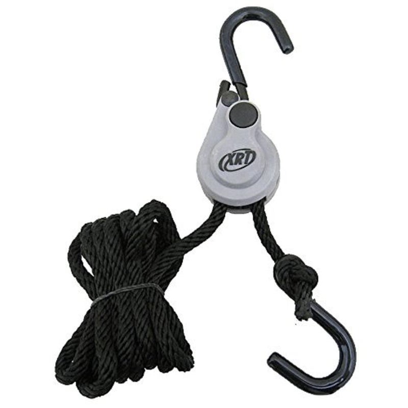Progrip 402400 XRT Rope Lock Tie Down w/Pushbutton Release for Cargo Transport and Control: 8' x 1/4" (Pack of 1) - Image 1